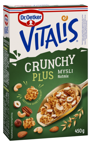 Vitalis Crunchy Plus Nut Mix G Tuotetta