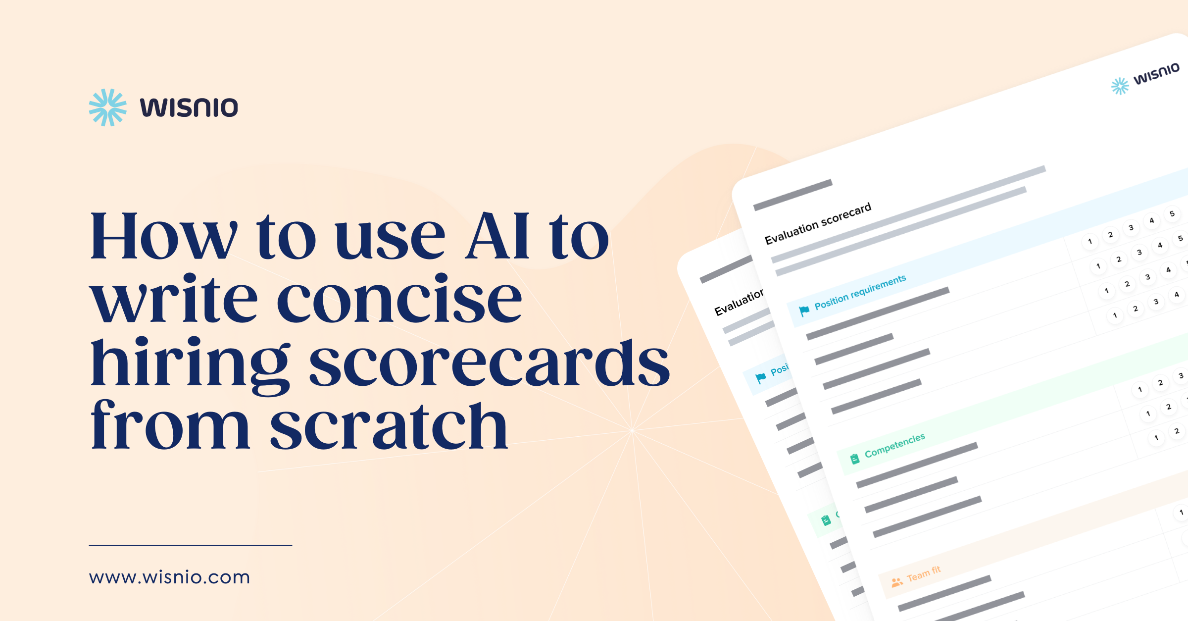 Using AI To Write Hiring Scorecards Wisnio