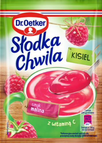 Słodka Chwila Kisiel smak malina Produkty