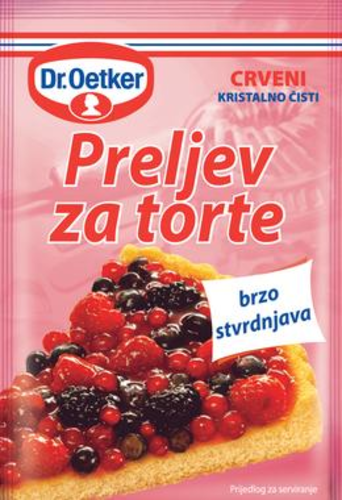 Preljev Za Torte Crveni Kuvertire I Glazure Dr Oetker