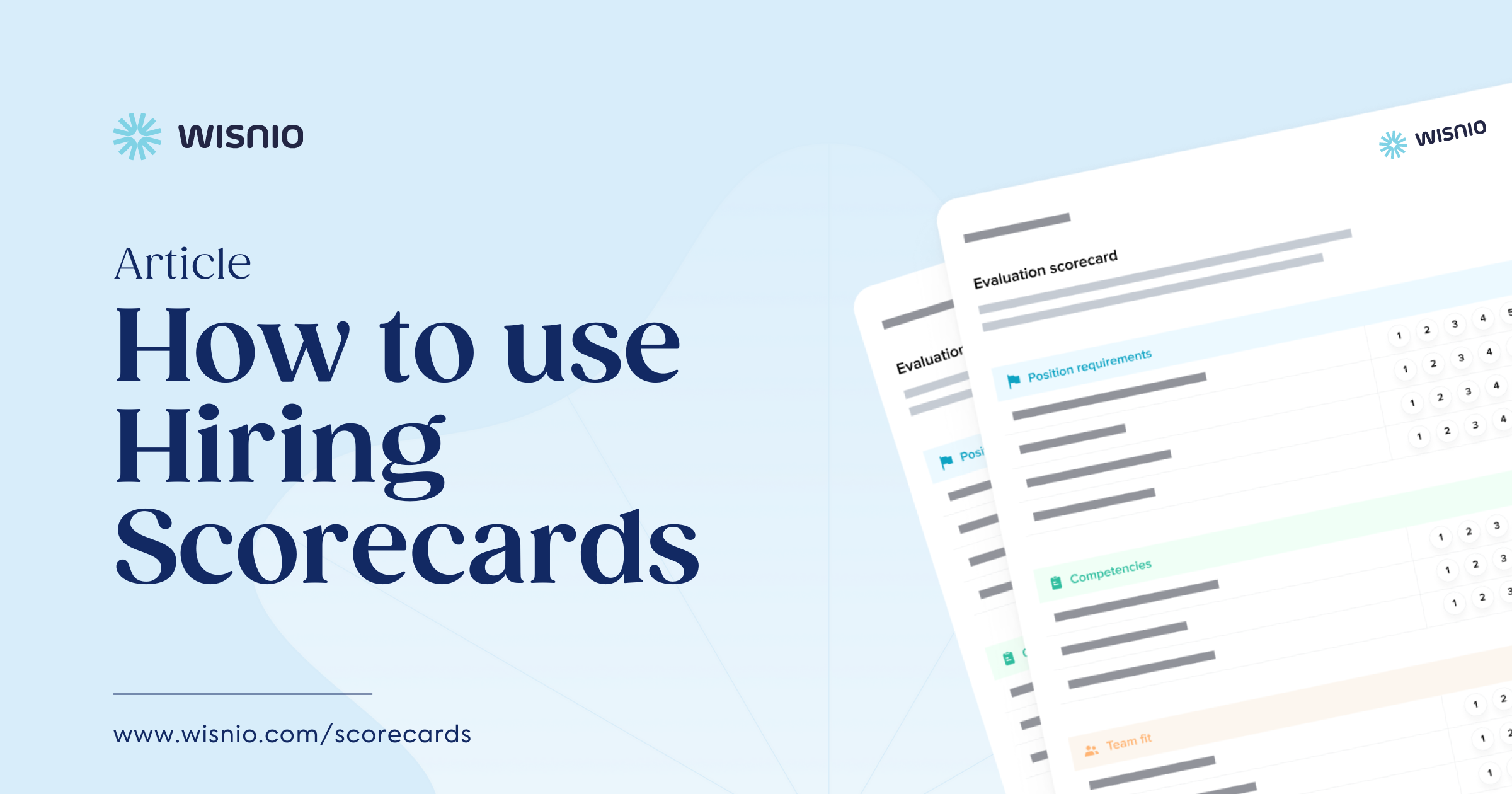 How To Use Hiring Scorecards Wisnio