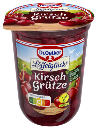 Kirsch Grütze Fruchtgrütze Dr Oetker