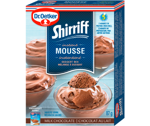 Shirriff Mousse Milk Chocolate Mousse Dr Oetker