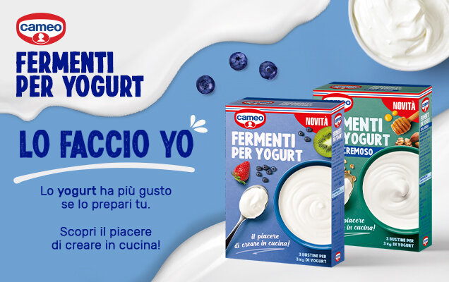 cameo lancia i Fermenti per Yogurt per continuare a scoprire il piacere di creare