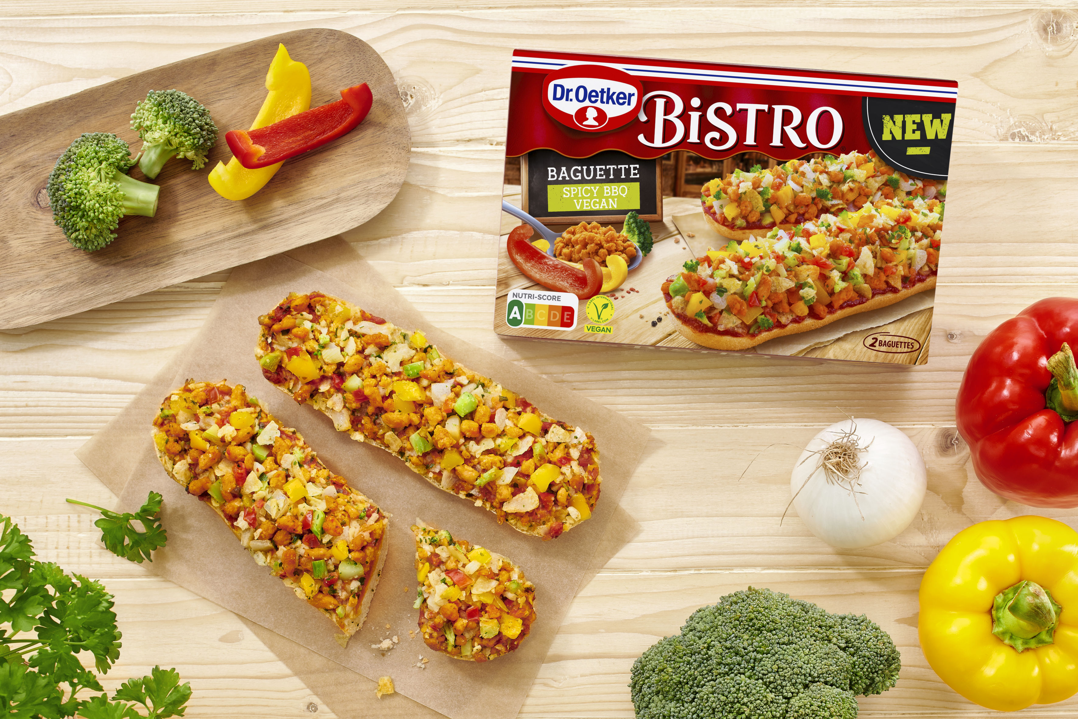 Bistro Baguette Spicy BBQ Vegan Oetker | Presse-Information Dr