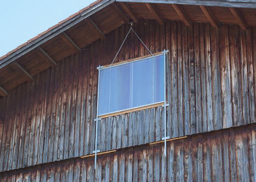 Hay drying units are used for these kinds of hay barns.