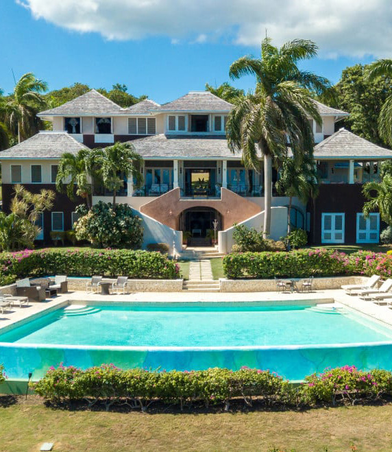 Georgian Heaven Estate villa Jamaica Montego Bay external view swimming pool