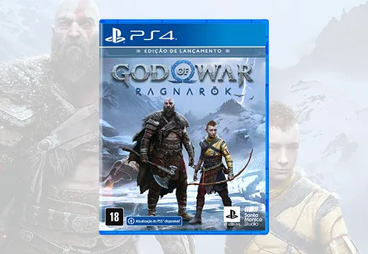 Imagem do produto God of War Ragnarök Edição de Lançamento PS4 - Físico em Mercado Livre