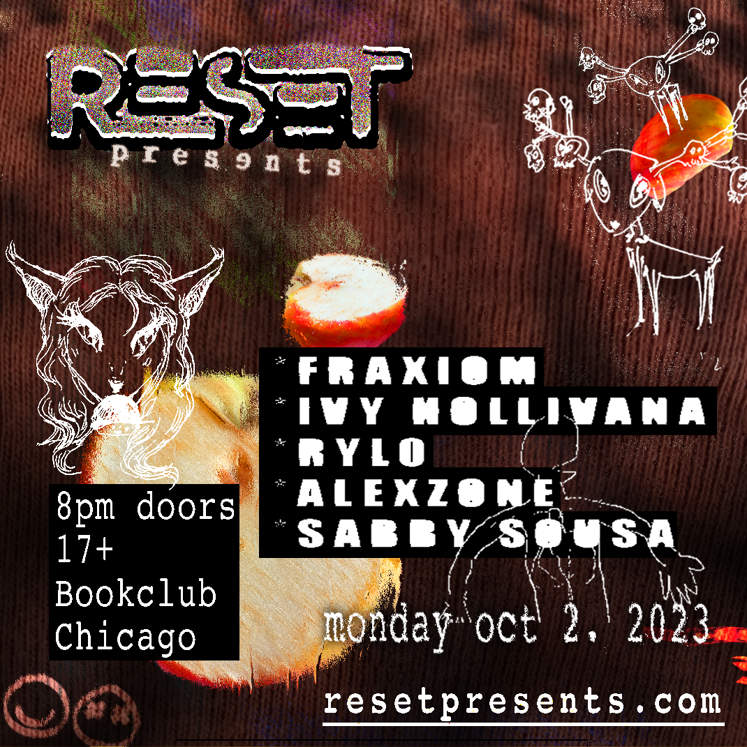 Fraxiom, Ivy Hollivana, RYL0, AlexZone, Sabby Sousa flyer