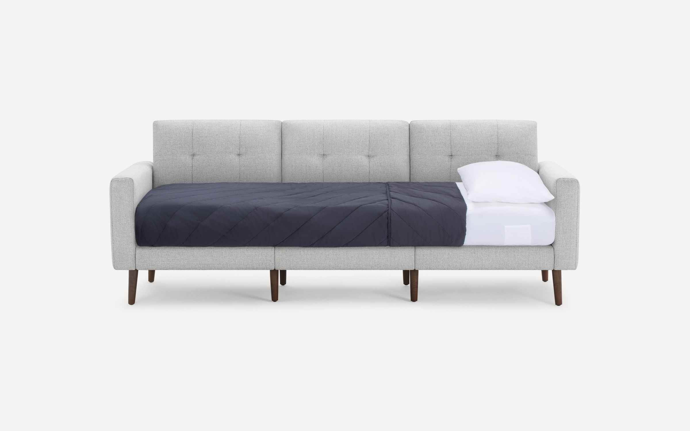 Burrow's $350 sleep kit turns any sofa into a bed