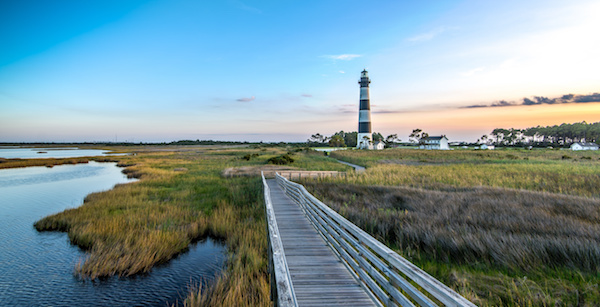 Shoreline view of North Carolina