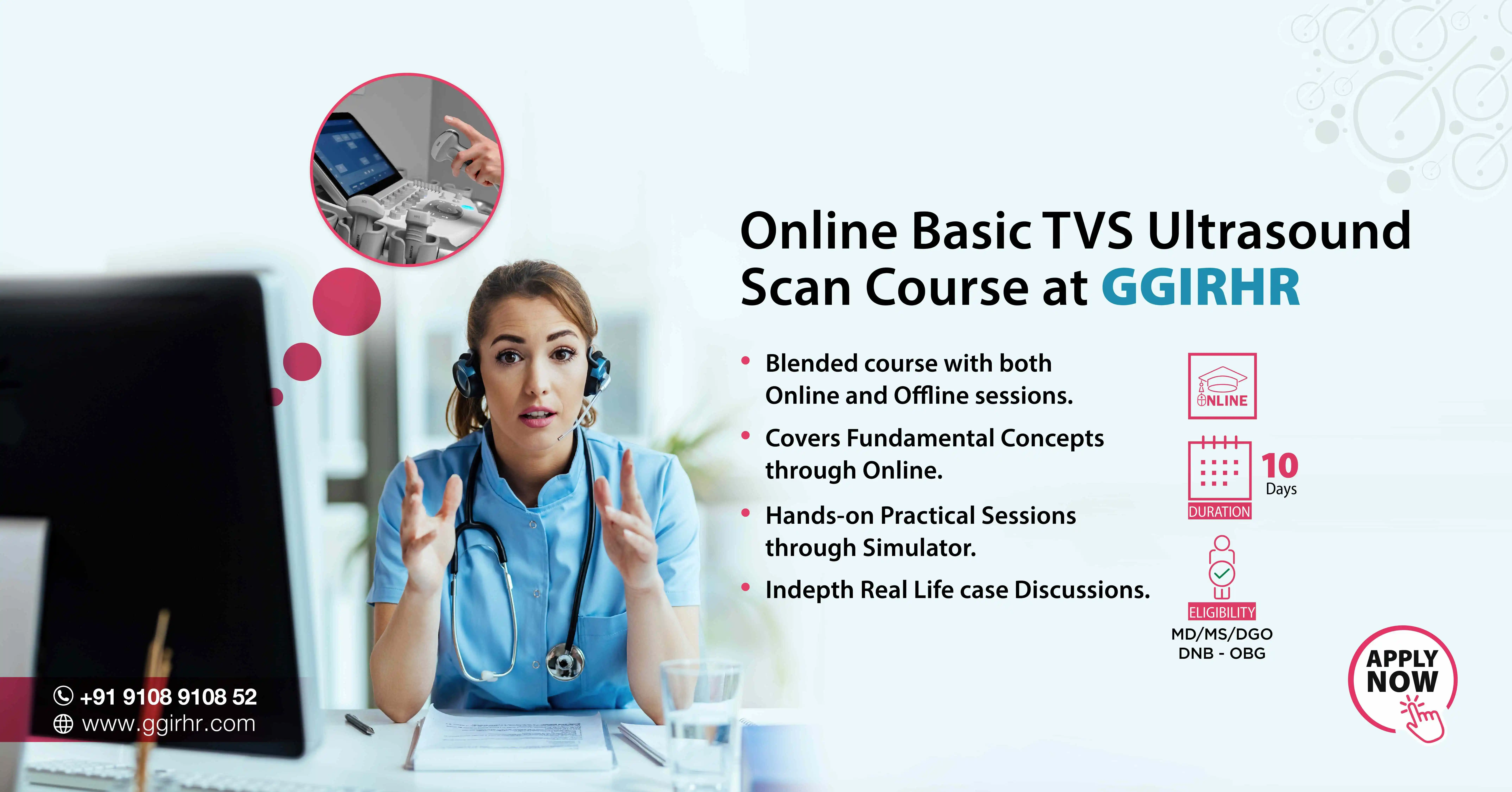 Online Basic TVS Ultrasound Scan Course