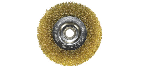 Brass Wire Wheel -  76 mm (3")
