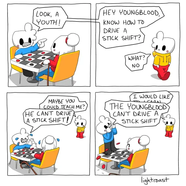 Panel 1: nullPanel 2: nullPanel 3: nullPanel 4: nullThis is the end of the comic.