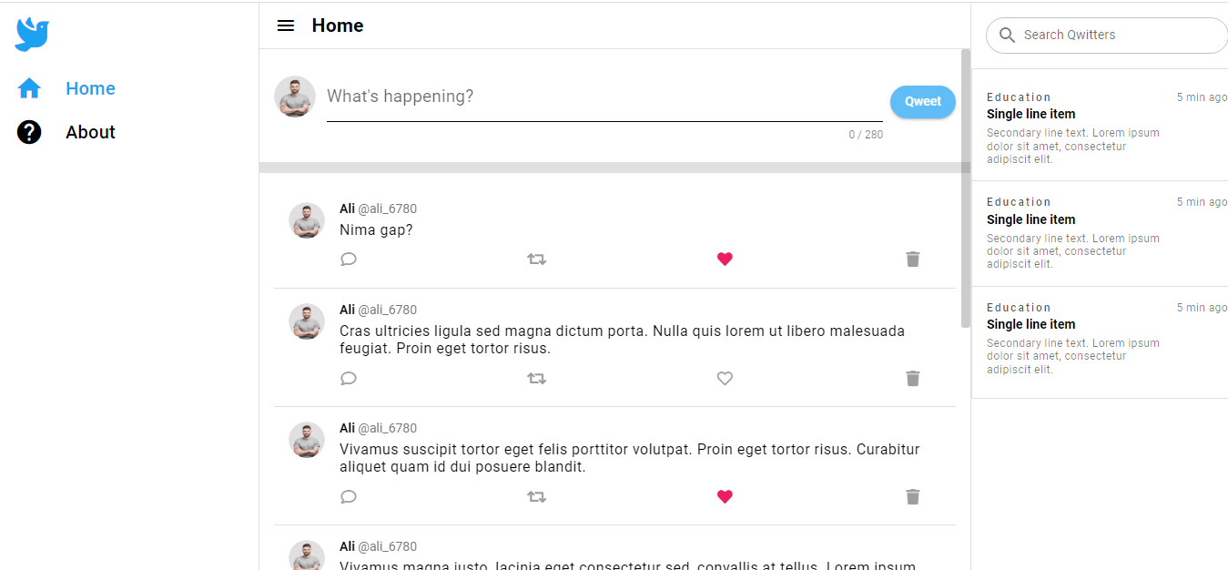 Twitter Clone