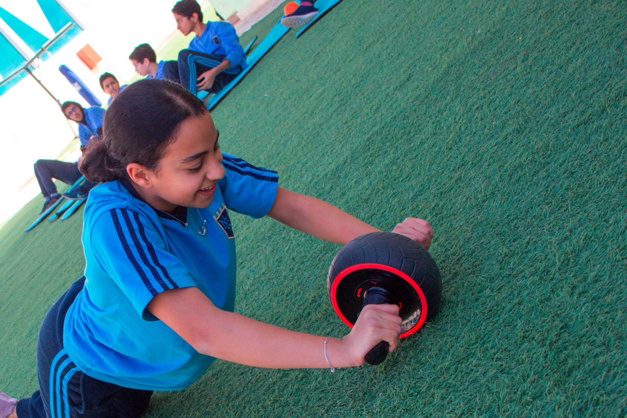 PE sessions at Newcastle School. 