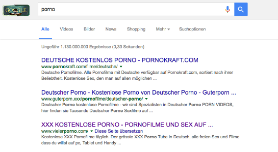 Google-Suche Porno-SEO