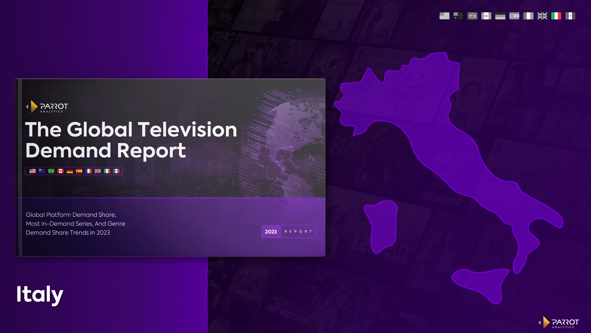 Italy television and streaming market share analysis 2023: Netflix, RAI