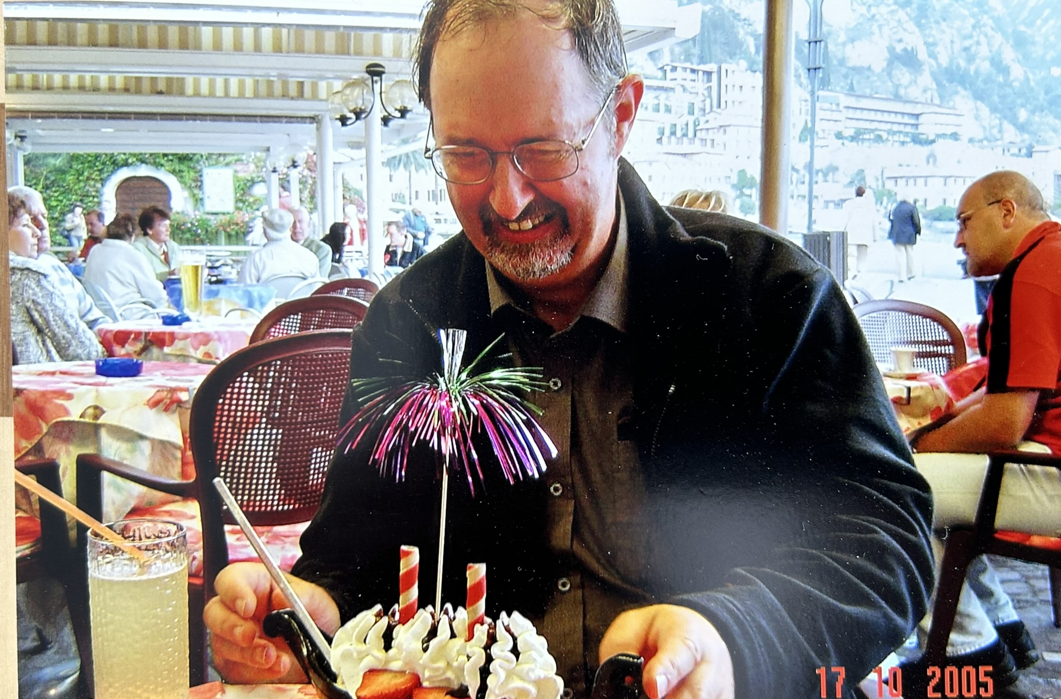 Happy Birthday Andrew Perkins. Playing against the King's Gambit.