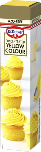 Concentrated Yellow Colour - Konditorfarver og geléfarver | Dr. Oetker