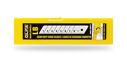 Standard Snap-Off Blades for Heavy Duty Knife - 0.7" (50 pkg) - OLFA LB