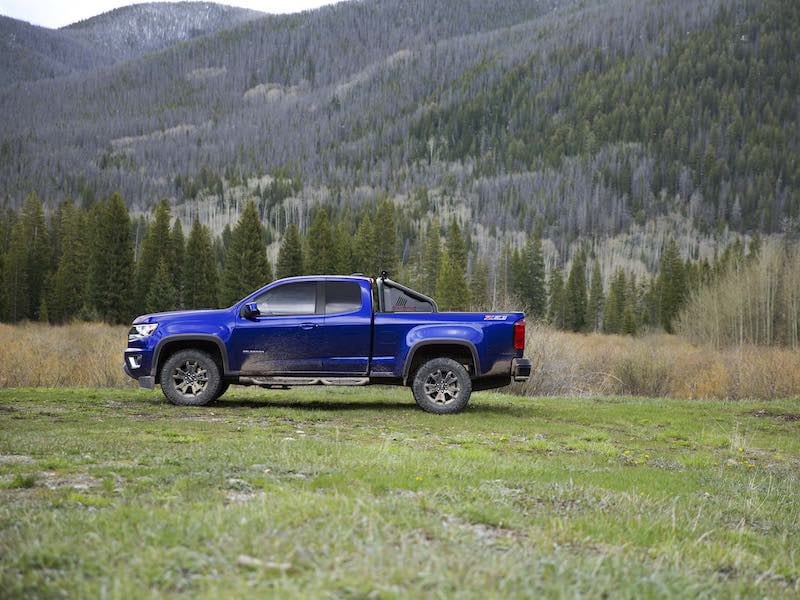 2016 Chevrolet Colorado Trail Boss field ・  Photo by General Motors