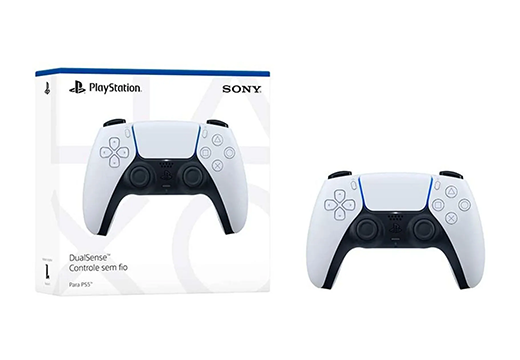 Imagem do produto Controle PS5 Branco sem fio (Dualsense) em Carrefour