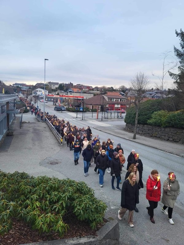 Solidaritetsmarkering for Harout og Tamar