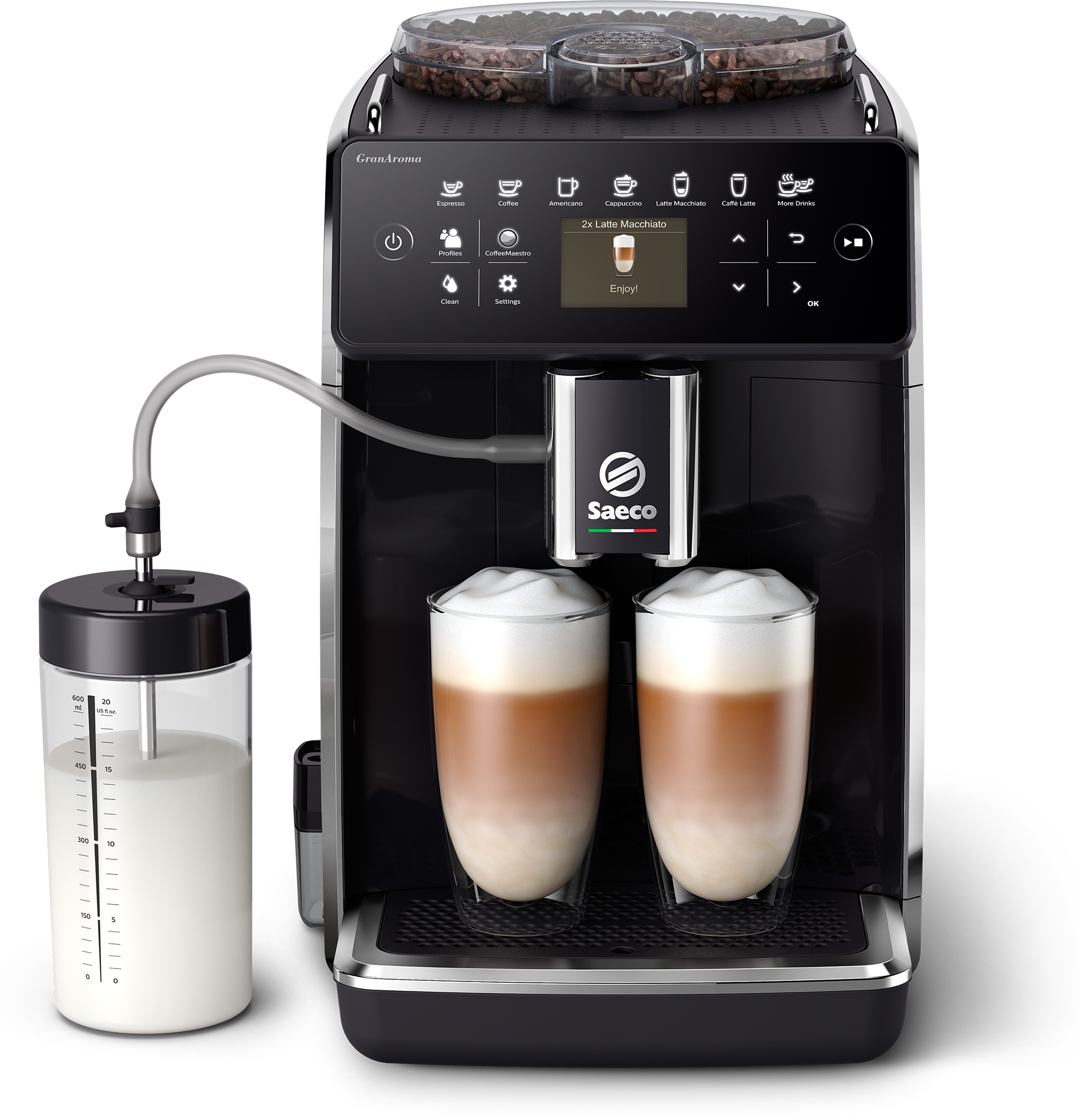 Saeco Xelsis Suprema Cafetera Superautomática - Wi-Fi Integrado, 22  Variedades de Café, Pantalla Táctil Intuitiva 7.8, 8 Perfiles de Usuario,  Molinillo de Cerámica (SM8889/00) : : Hogar y cocina