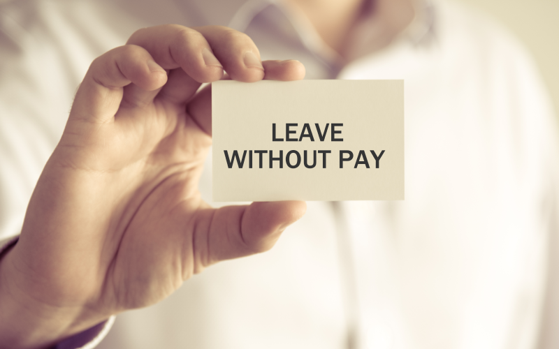 Leave without pay รับมืออย่างไรเมื่อที่ทำงานให้เราหยุดงานแบบไม่รับ