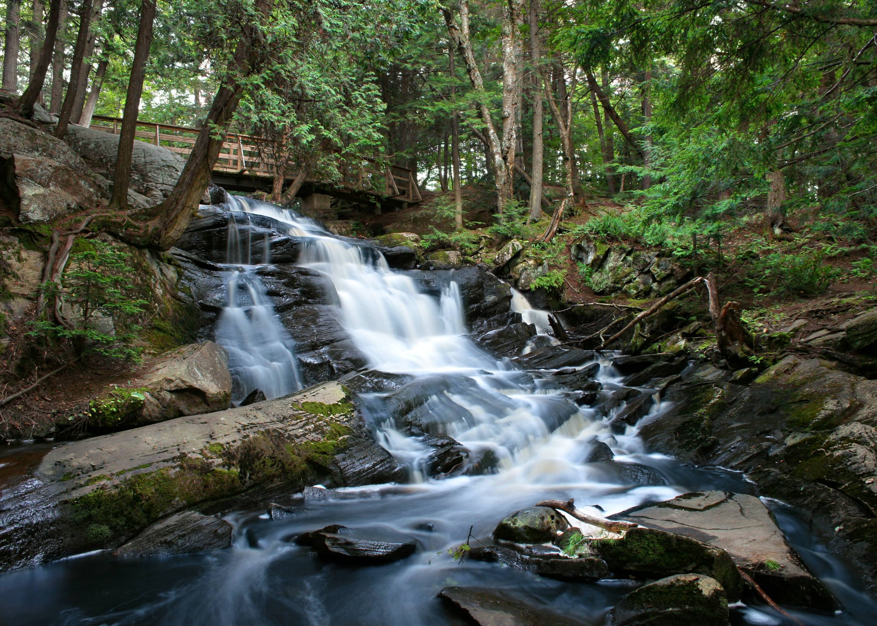 Photo of a waterfall