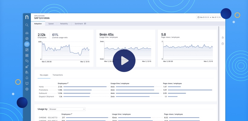 Watch How to Track Adoption of SaaS Application using Nexthink | Nexthink