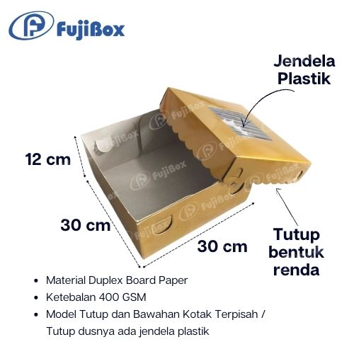 FUJIBOX DUS EMAS | KM 30 X 30 X 12 | DUS EMAS 30 