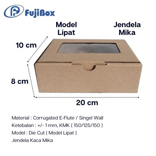 FUJIBOX DUS KARTON | CB KACA 20 x 10 x 8 | KARDUS JENDELA MIKA