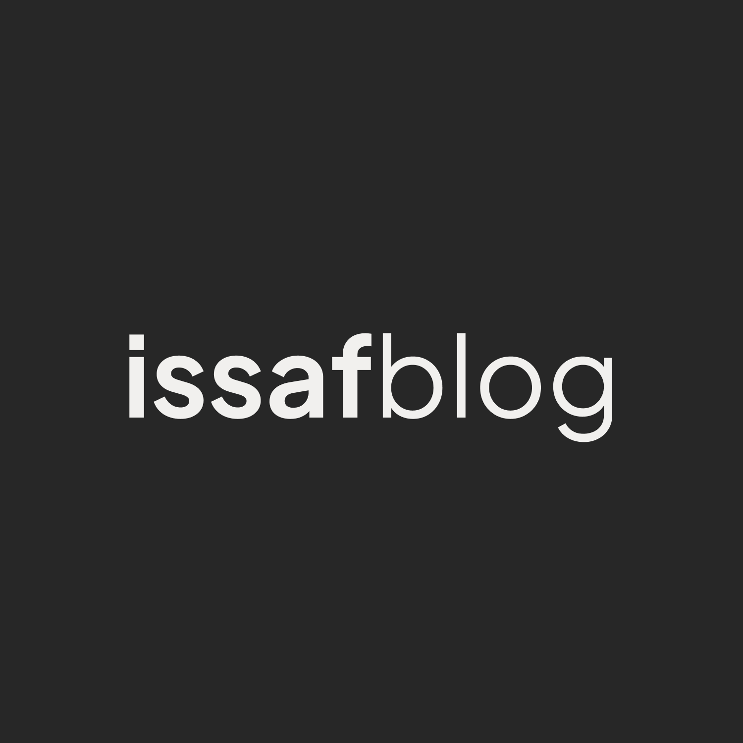 Cover image for issafblog