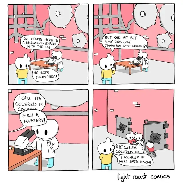 Panel 1: nullPanel 2: nullPanel 3: nullPanel 4: nullThis is the end of the comic.
