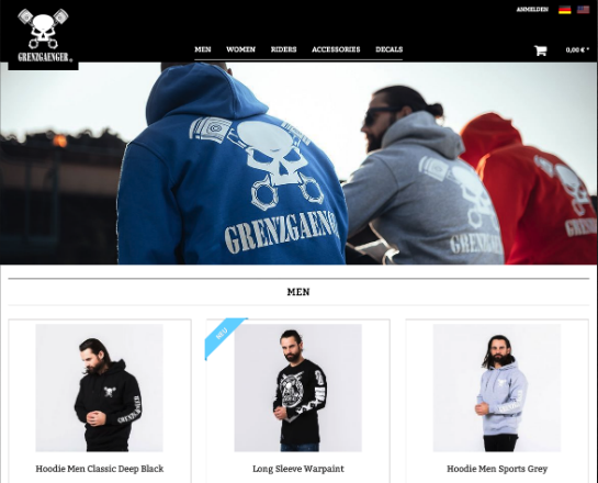 Grenzgaenger-Shop online