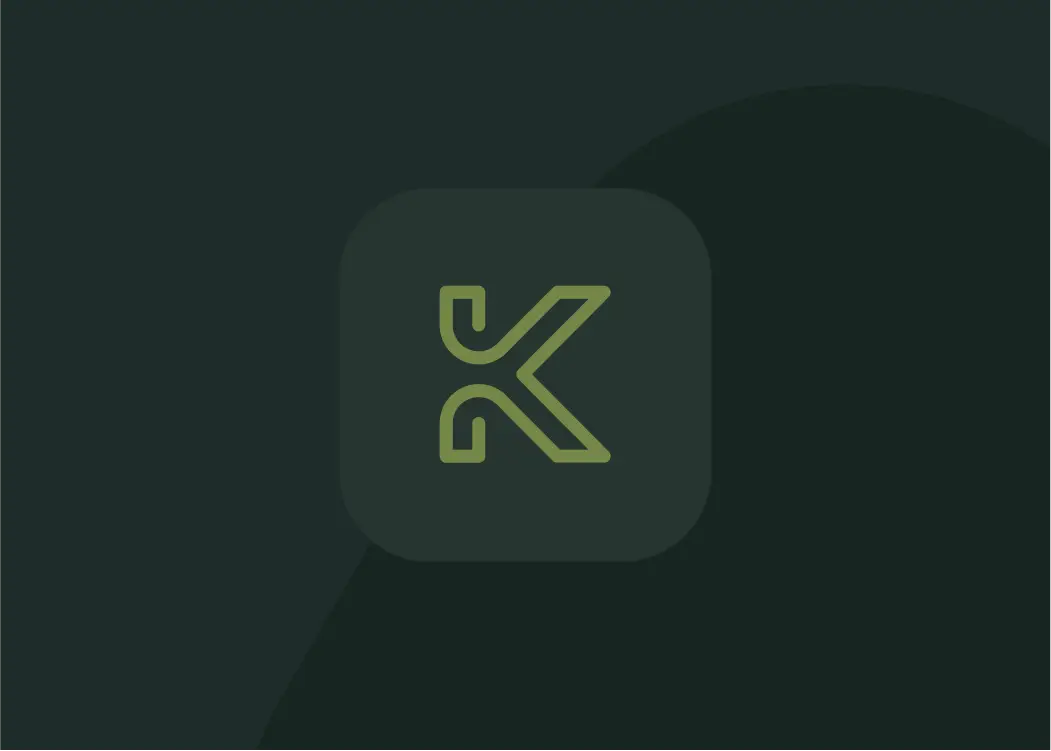 Simple icon showcasing brand design of Kartago's logo