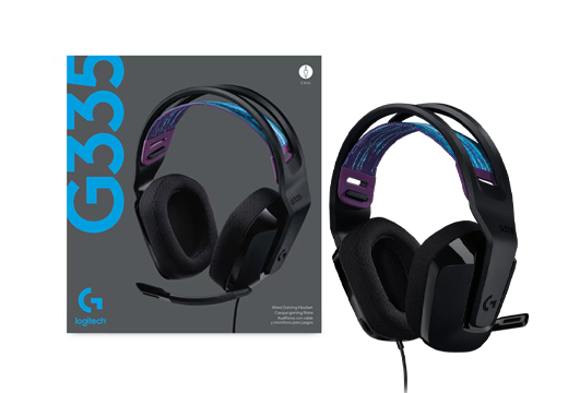 Imagem do produto Headset Gamer Logitech G335 - Preto em Fast Shop