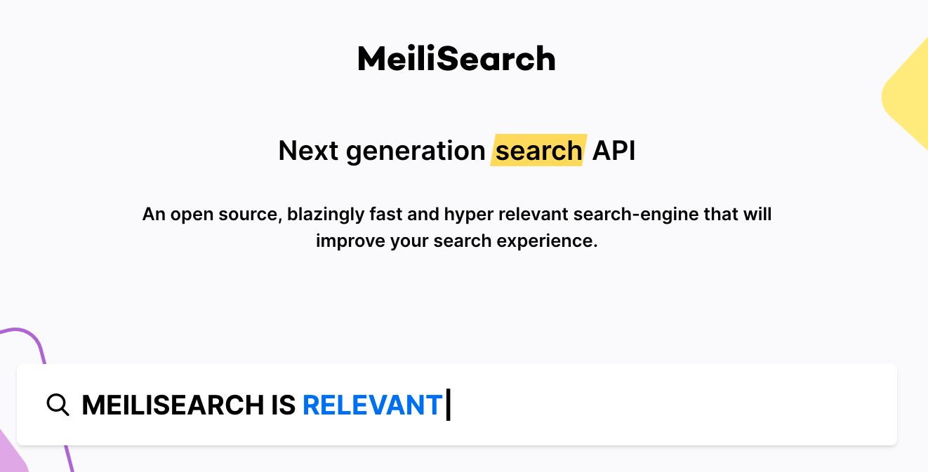 MeiliSearch