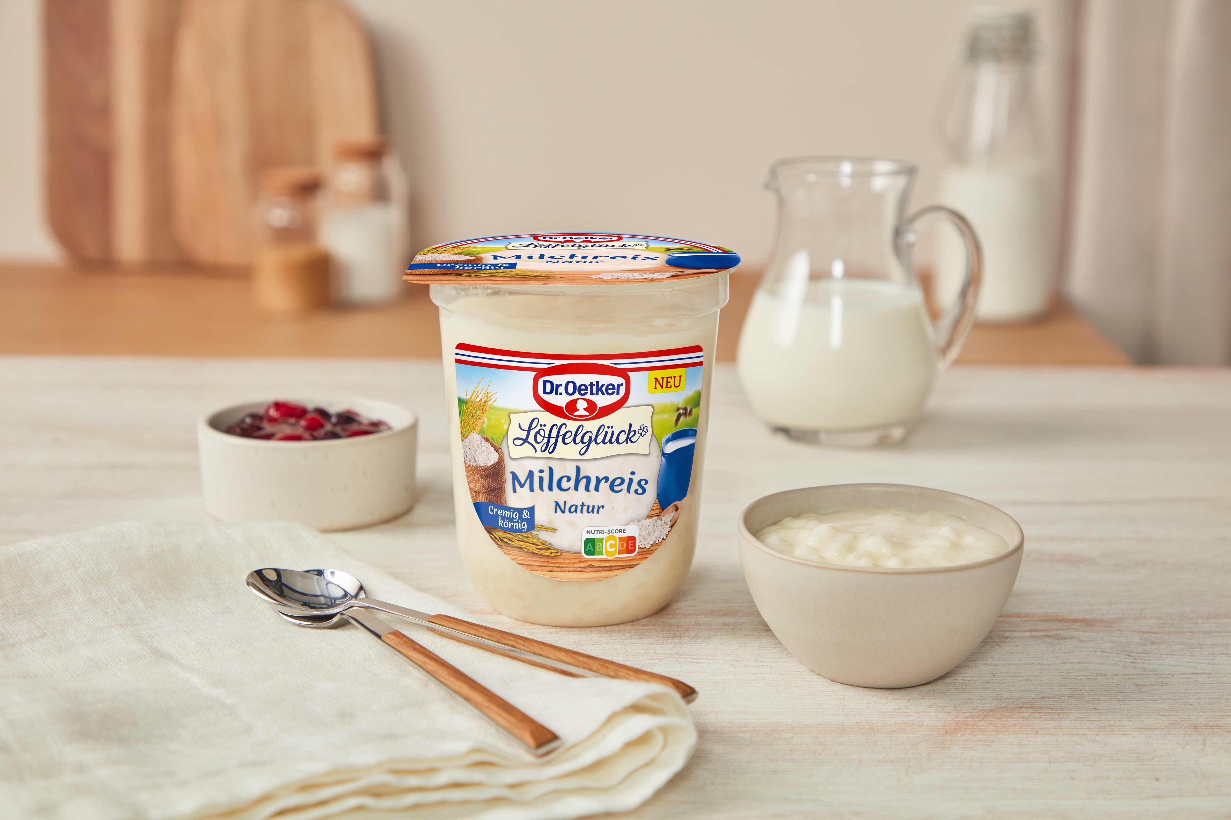 Löffelglück Milchreis Natur | Dr. Oetker Presseinformation