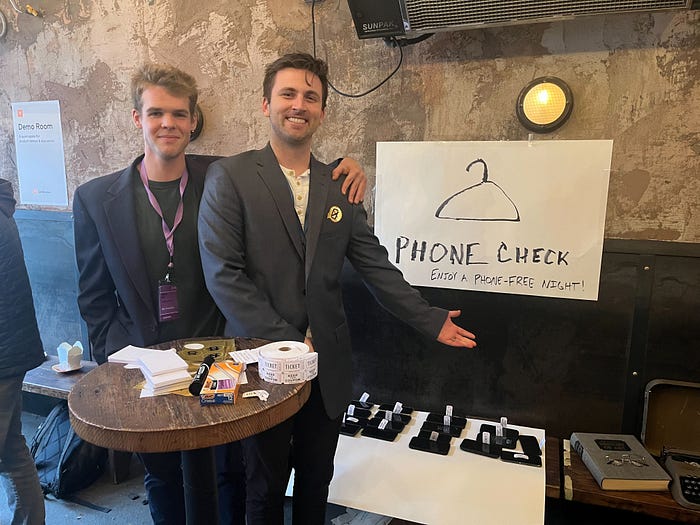 We ran a Phone Check at a YCombinator event in San Francisco.
