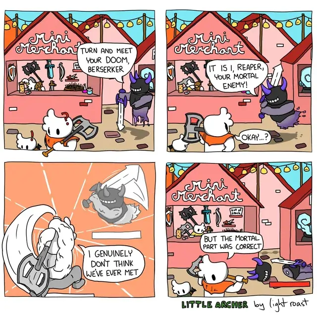 Panel 1: nullPanel 2: nullPanel 3: nullPanel 4: nullThis is the end of the comic.