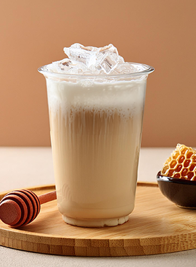 Plant-based honey vanilla chai cold foam