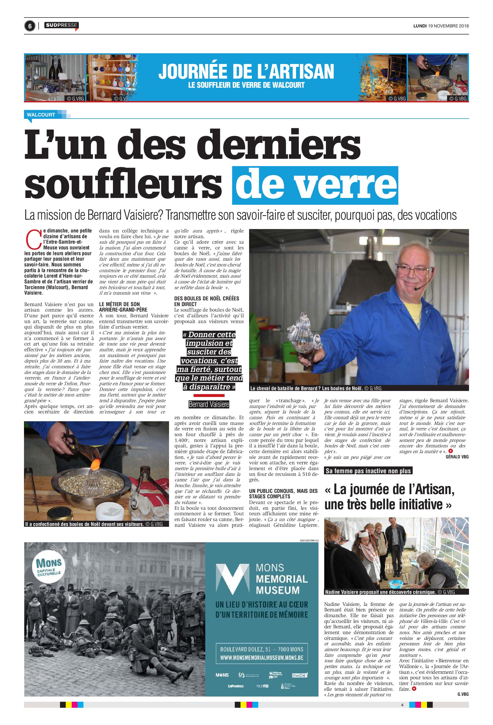 Journée de l'artisan
