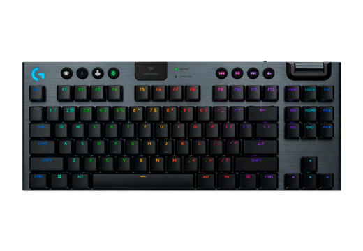 Imagem do produto Teclado Mecânico Gamer sem fio Logitech G915 TKL Lightspeed Switch Brown Tactile - Preto em Amazon
