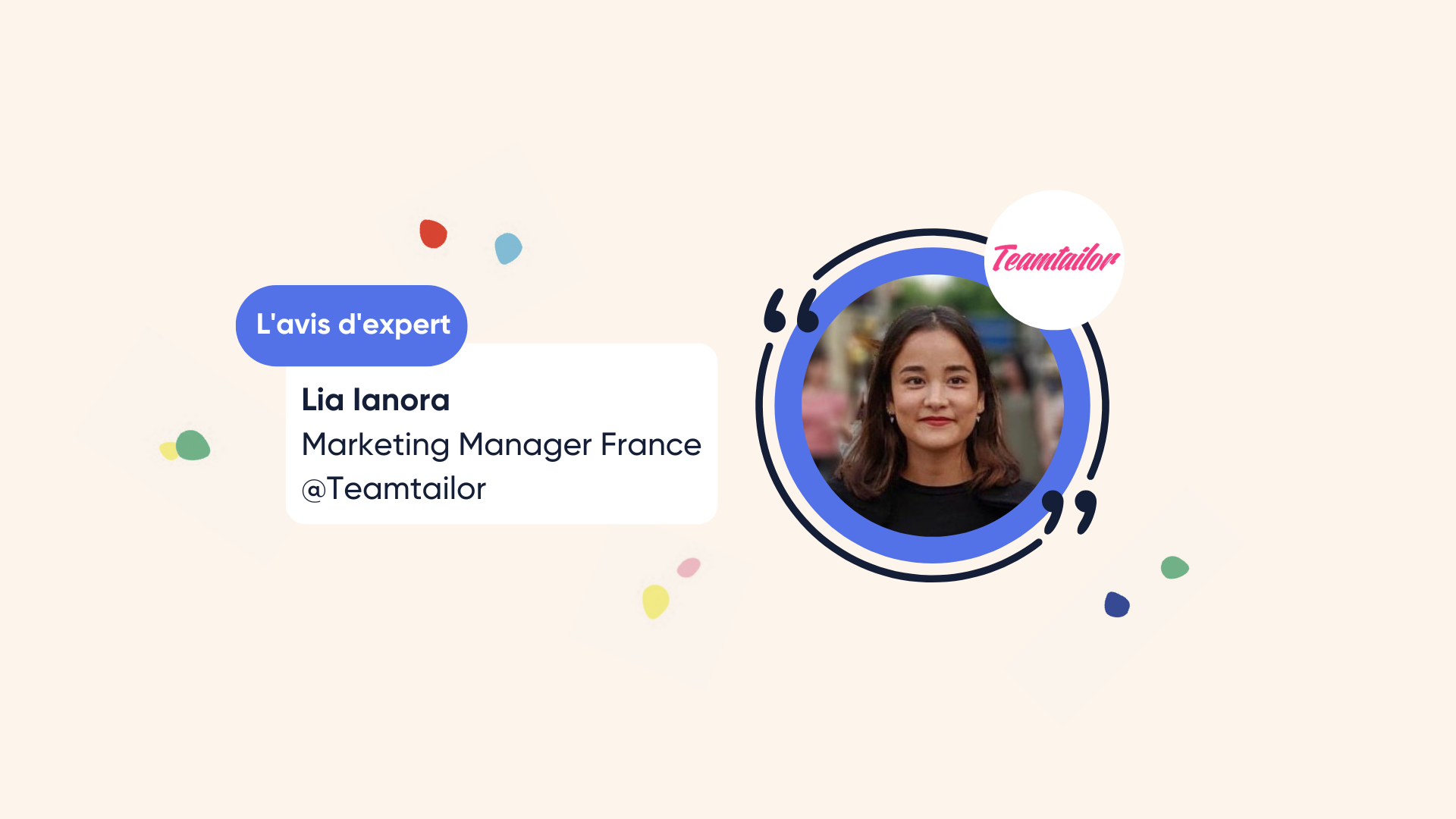 Lia Ianora, Marketing Manager France chez Teamtailor 