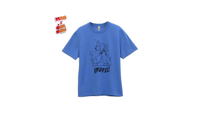 MAG x Jans: T-shirt knuffel indigo