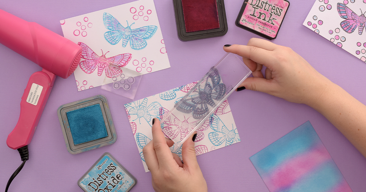 10 ways to use Distress ink | Vaessen Creative