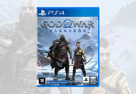 Imagem do produto God of War Ragnarök Edição Standard PS4 - Físico em Americanas